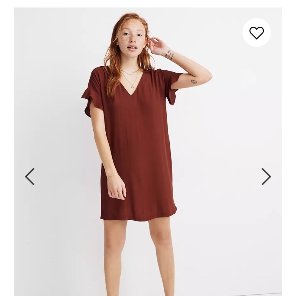 Maroon Madewell Shift dress